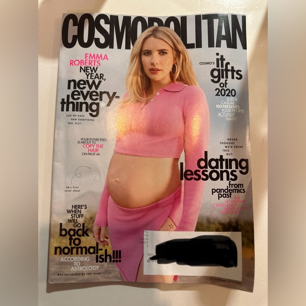 Cosmopolitan Emma Robert’s Maternity December 2020/January 2021 magazine